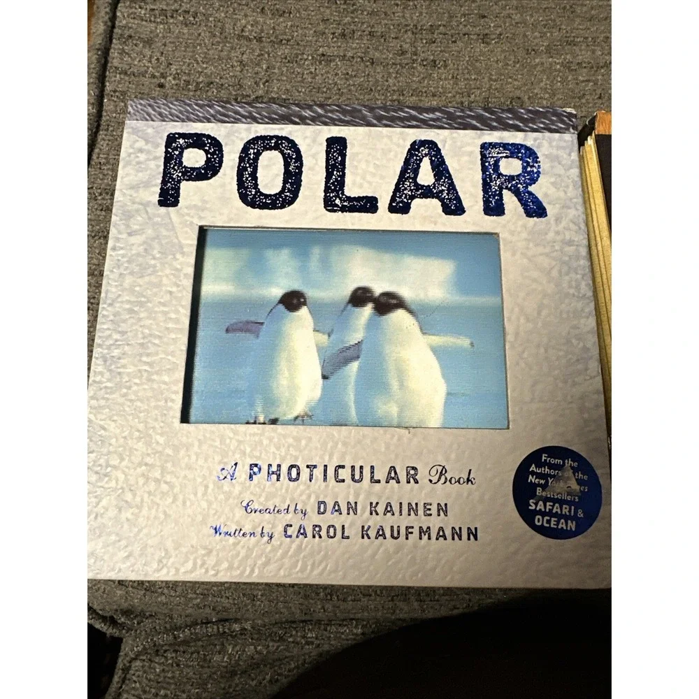 Polar/ Safari Photicular Book  Book Lot Holographic?